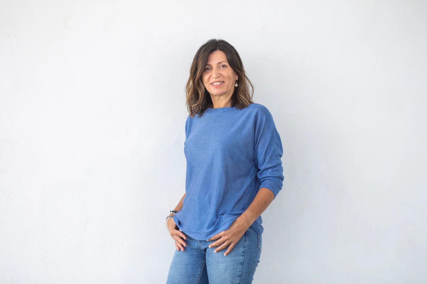 Retrato de Magdalena Navarro sonriendo